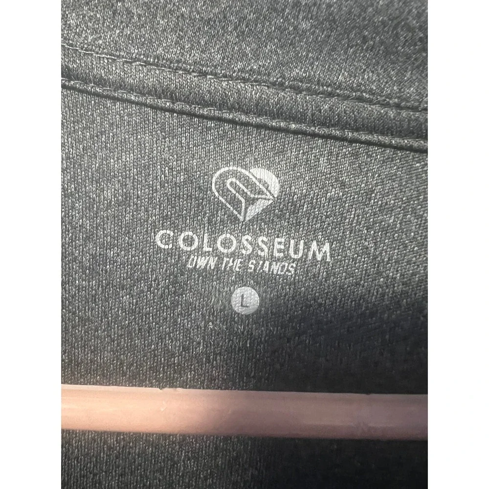 Colosseum Missouri Tigers Mizzou Womens Quarter Zip Pullover Gray Thumbhole L - Picture 4 of 5
